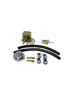 Benzinepomp PV544+Duett+Amazon+P1800 B18+B20 ( electrisch uitv.12 Volt ) compleet incl montage set voor carburateur .uitgev.motoren vervangt mechanische benzinepomp 0 5-0 6 bar