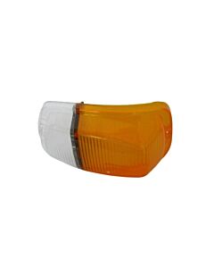 Glas knipperlicht Amazon oranje/wit Rechts richtingaanwijzerglas origineel