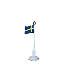 Tafelvlag Sweden Sverige 25cm hoog