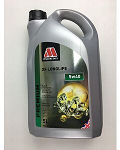 Millers olie 5W40 longlife full synthetisch 5 liter
