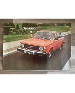 Poster Volvo 244 DL, Reproductie Origineel, B1 Formaat 70 x 100 cm