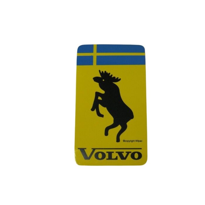 Volvo Moose Prancing Sticker Volvo part number ELANDV