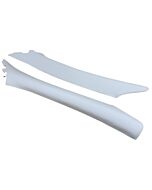 Volvo A-pillar Left+Right SET Grey/White Uni for Volvo V70 - S60 - XC70 2000-2007 Reupholstered per set left and right together Volvo part no 39856757R