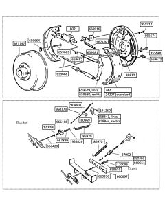 Rear Brake for Volvo PV544