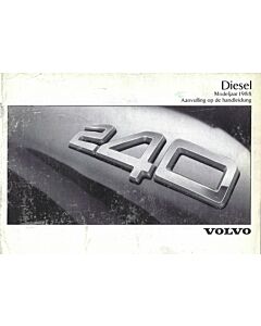 Volvo 240 handleiding Diesel 1988 Nederlands