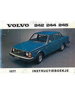 Volvo Instruction Manual 242/244/245 Dutch 1978