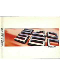 Volvo 340/360 Dutch Manual in English