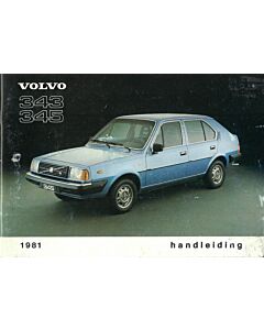 Volvo 343/345 User Manual 1981 Dutch