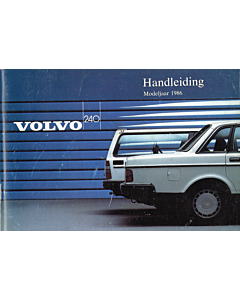 Volvo handleiding 240 1986 Nederlands