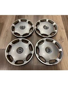 "Volvo 15-Inch Premium Used Wheel Cover Set for Select Models"