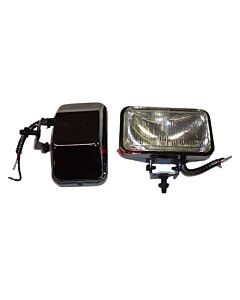 Verstralers in het chroom met zwart / 9x15cm / H3 55W helder glas / set van 2 stuks - Dit artikel is helaas niet meer leverbaar � neem contact op met onze klantenservice