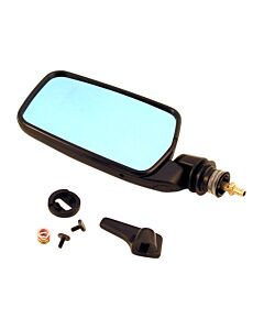 Spiegel 240+260 zwart plastic handmatig verstelbaar compleet links 1980-1988