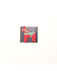 Patch strijkembleem Dalarna paard