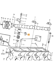 Motorsteun links