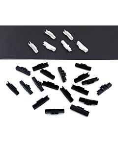 Klem sierlijst voorruit 240+260 ( set a 26st) --1985 (20x1255553- 6x1255551) niet meer leverbaar