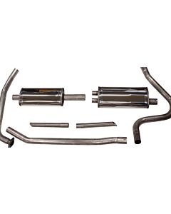 Uitlaatset P1800 RVS sport 61-65 