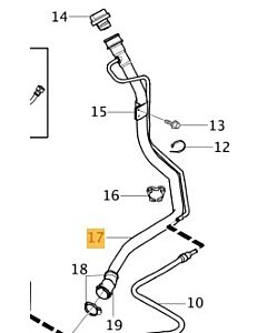 Vulpijp benzine S80 (2007-)  V70  XC70 (2008-)  XC70 (2008-) 