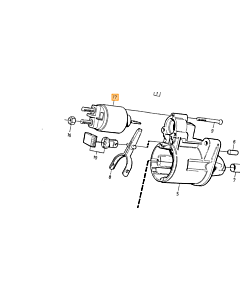 Actuator startmotor Solenoid 850/940/960