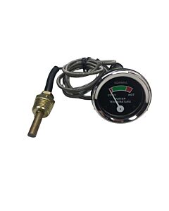 Temperatuurmeter 52 mm compleet met leiding 1.6 meter en wartel 5/8 inch past op B16+B18+B20+B30 motor