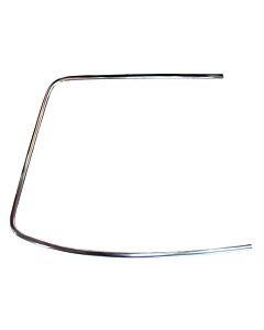 Sierlijst rechts voorruit 140+ 164 rechts chroom NOS montage in rubber niet meer levervbaar