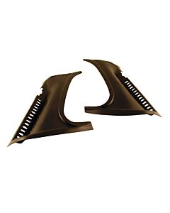 Bekleding P1800ES kunststof kap achterstijl zwart Rechts ZIE 683804