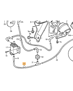 Reparatieset Carterontluchting Volvo 850 - V70 - S70 - C70 - XC70 '-1998
