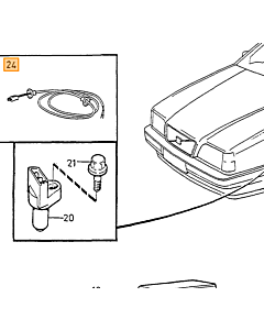 ABS Sensor Reparatieset Voorzijde Volvo 850 - S70 - V70 - C70 - XC70