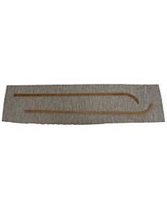 Bekleding PV444 B stijl rechts rood/grijs type AS-HS 1951-1955 93 107 ZIE SET nr 95040