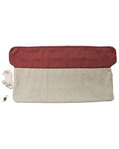 Bekleding PV444 achterbankhoes rug rood/grijs AS-HS 1951-1955 93.107 zie nr 95270