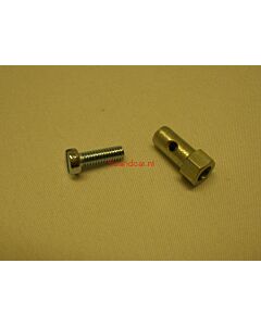 Choke kabel klem vervangen door 1x 418561+ 1x 953003