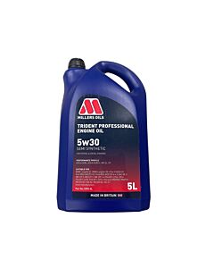 Millers olie 5W30 trident synthetisch 5 liter  D5 motoren 2.4 motoren benzine