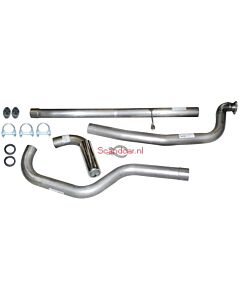 Uitlaatset 240 TURBO RVS 3inch 1981+ (zonder katalysator) niet meer leverbaar