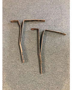 "Classic Volvo 140 Vintage Bumper Bracket Set - Preloved"