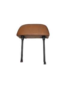 "Amazonian Comfort: Brown Leather Headrest Duo"