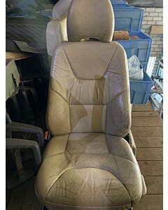 "Volvo XC70 Deluxe Beige Leather Front & Rear Seat Set"