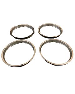 "Volvo 240 Series 14-Inch Classic Wheel Trim Ring Set - Preloved"