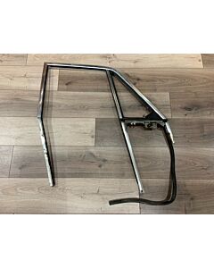 "Volvo 140 145 Right Front Door Aluminum Window Frame - Preloved"