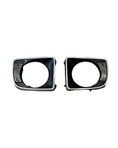 "Vintage Volvo 140 Hella Headlight Frame Set - Preloved & Ready to Install"