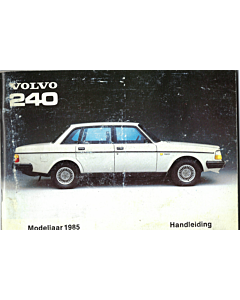 Volvo 240 handleiding 1985 Nederlands